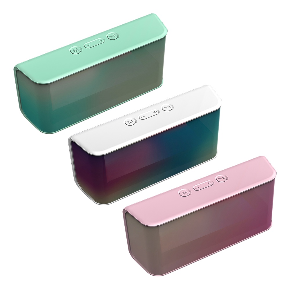 Loa Bluetooth Không Dây Âm Thanh Siêu Trầm 3D Hỗ Trợ Thẻ TF / Đài FM Và Phụ Kiện Đen