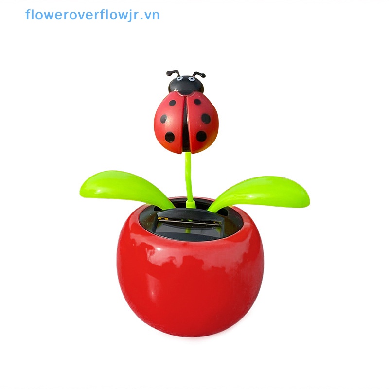 Chậu Hoa Trang Trí Nội Thất Xe Hơi Sử Dụng Năng Lượng Mặt Trời Hình Quả Táo