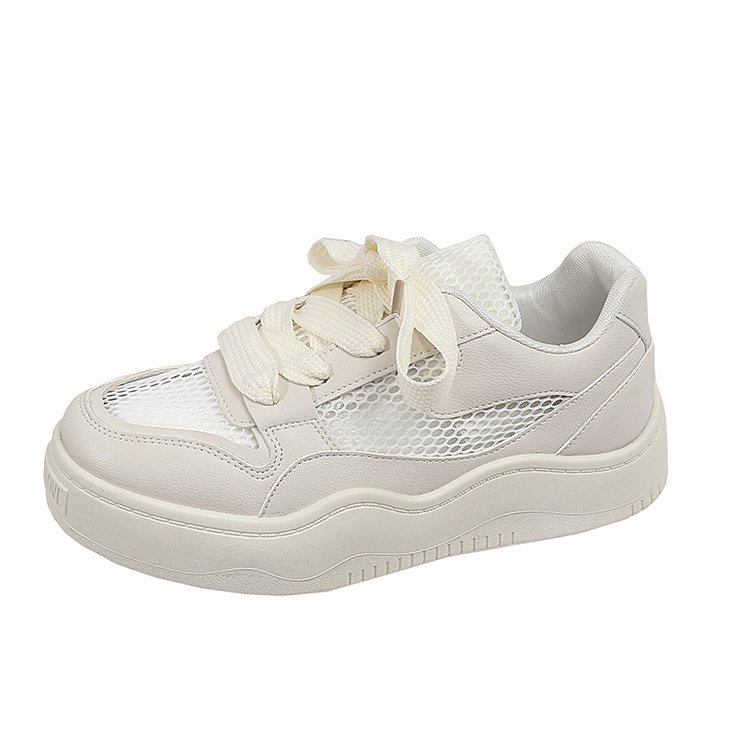 Giày Thể Thao Đế Mềm Phối Lưới Thoáng Khí Thời Trang Cho Nữ