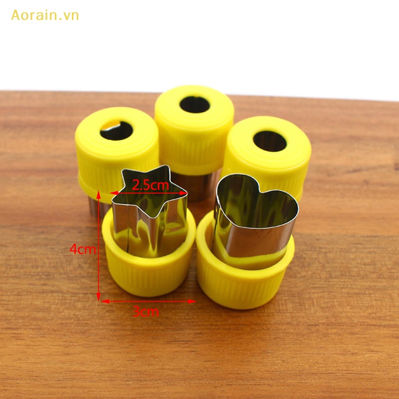 Bộ 5 Khuôn Cắt Bánh Quy Hình Bông Hoa Dành Cho Trẻ Em