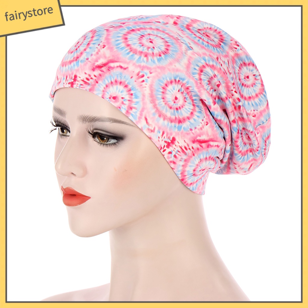 Mũ Trùm Đầu Turban In Họa Tiết Hoa Bướm Thời Trang Cho Nữ