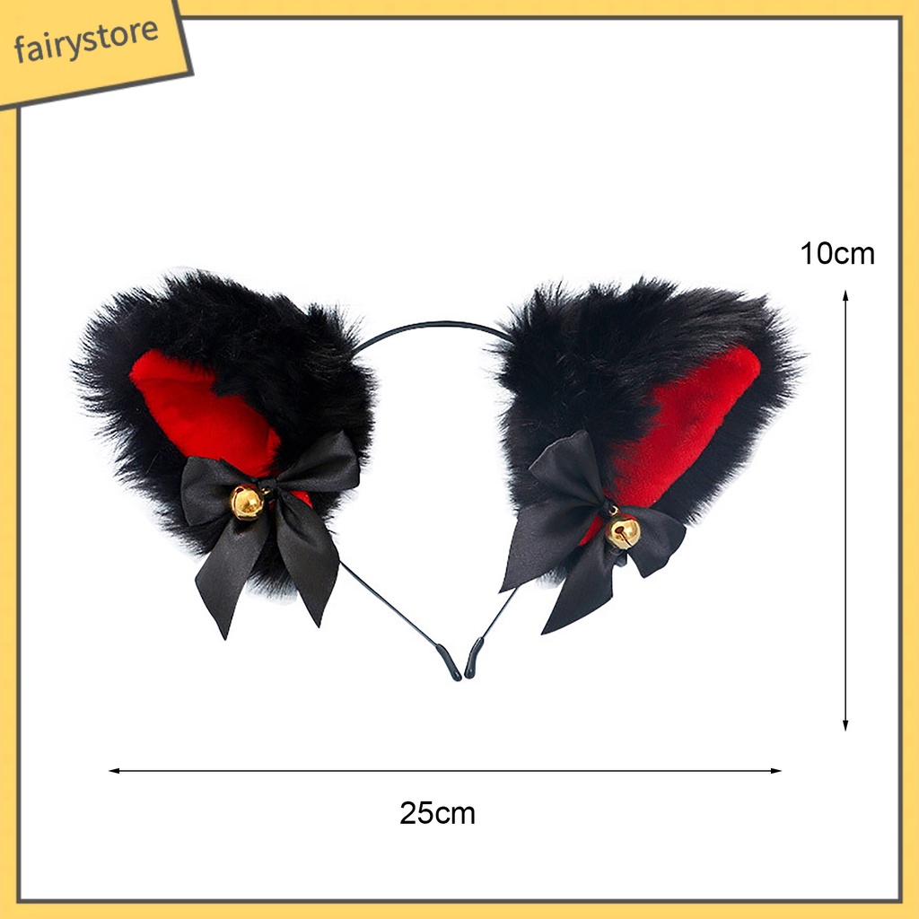 Băng Đô Tai Thỏ Giả Lông Thú Thời Trang Hóa Trang Tiệc Tùng