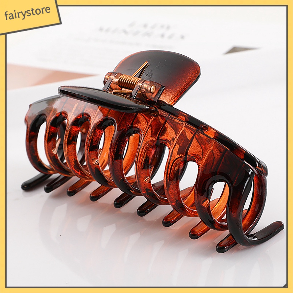 Kẹp Tóc Càng Cua Trong Suốt Gọn Nhẹ Tiện Dụng Cho Nữ