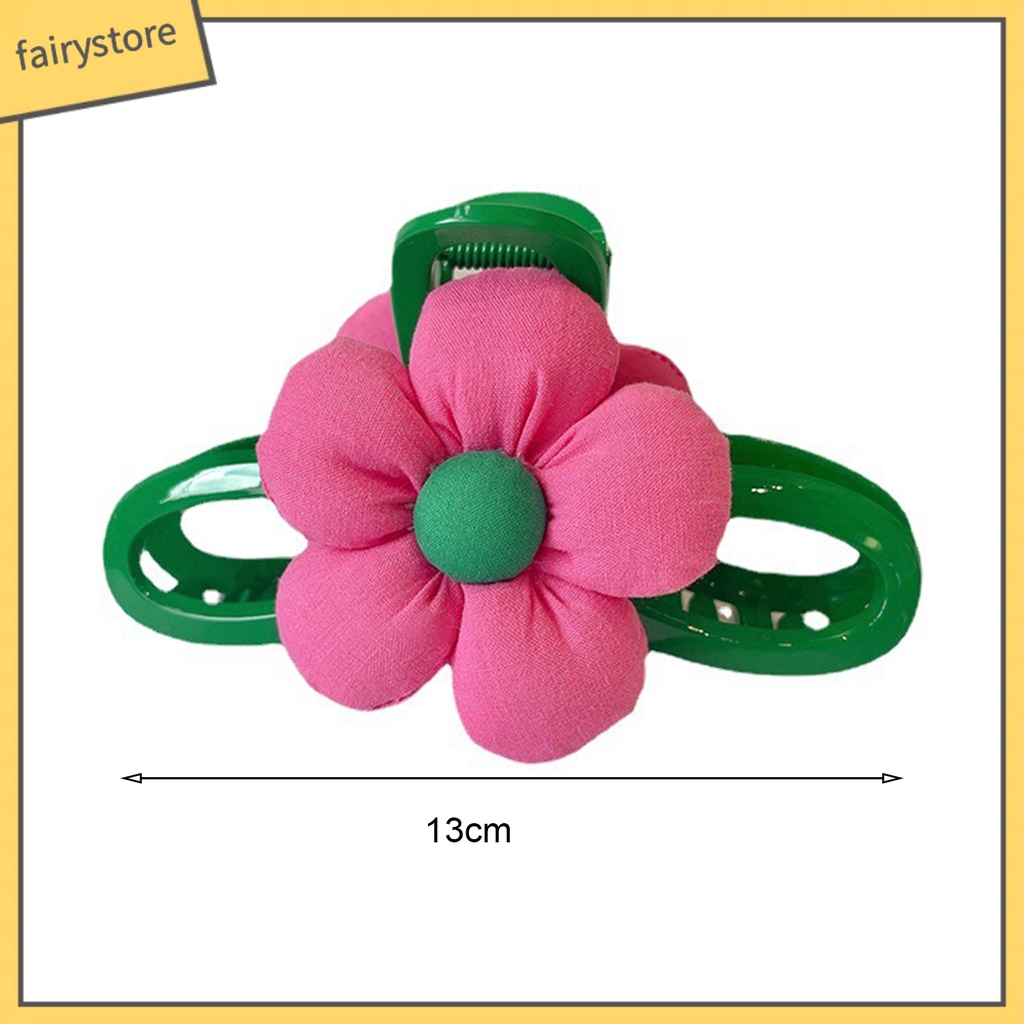 Kẹp Tóc Hình Hoa Hai Mặt Chống Trượt Thiết Kế Tinh Tế Cho Nữ