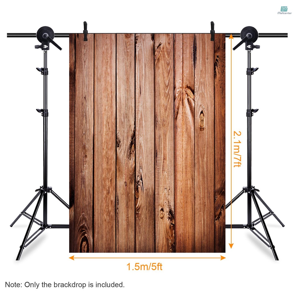 1.5x2.1m / 5x7ft Vinyl Wood Photography Background Backdrop Wooden Board Photo Child Birthday Party Wedding Studio Photobooth Decoration