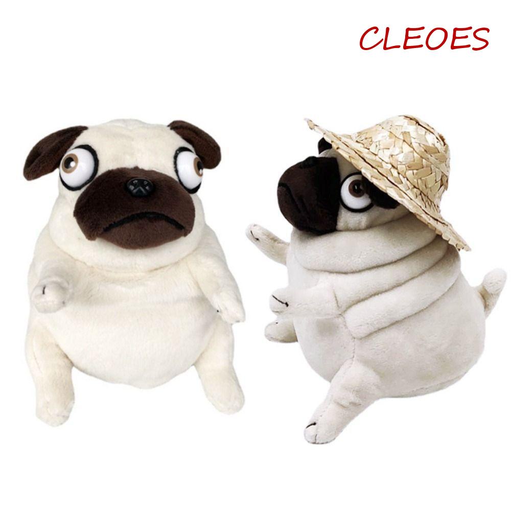 Đồ chơi nhồi bông Hình Chú Chó Pug Dễ Thương Trang Trí Phòng Ngủ