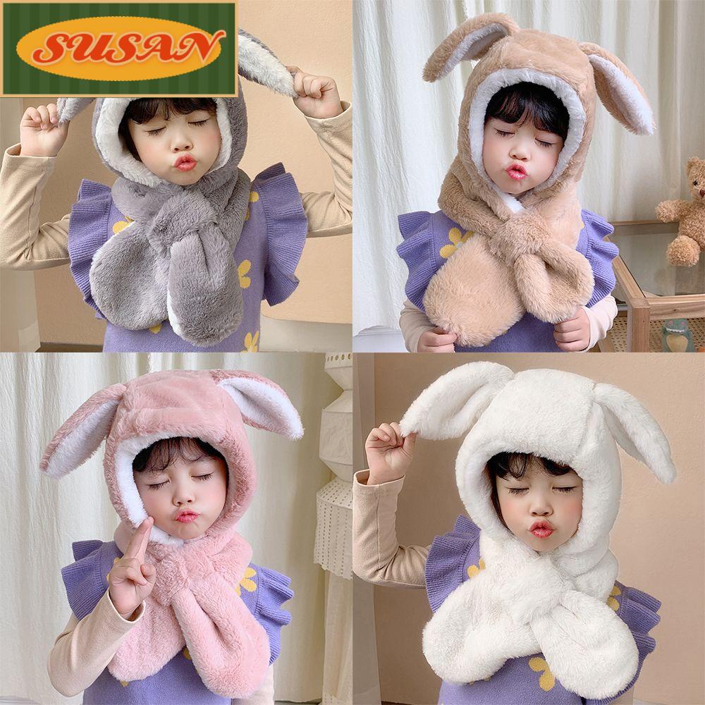Mũ Tai Thỏ Chống Gió Đáng Yêu Cho Bé