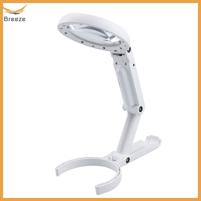 Kính Lúp 8 Bóng Led Có Thể Gấp Gọn Dùng Để Sửa Chữa Trang Sức