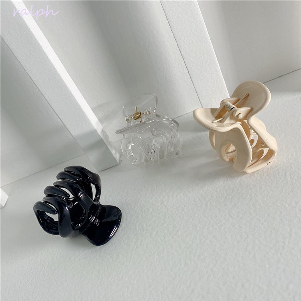 Kẹp Tóc Càng Cua Bằng Nhựa Họa Tiết Hình Học Thời Trang Cho Nữ