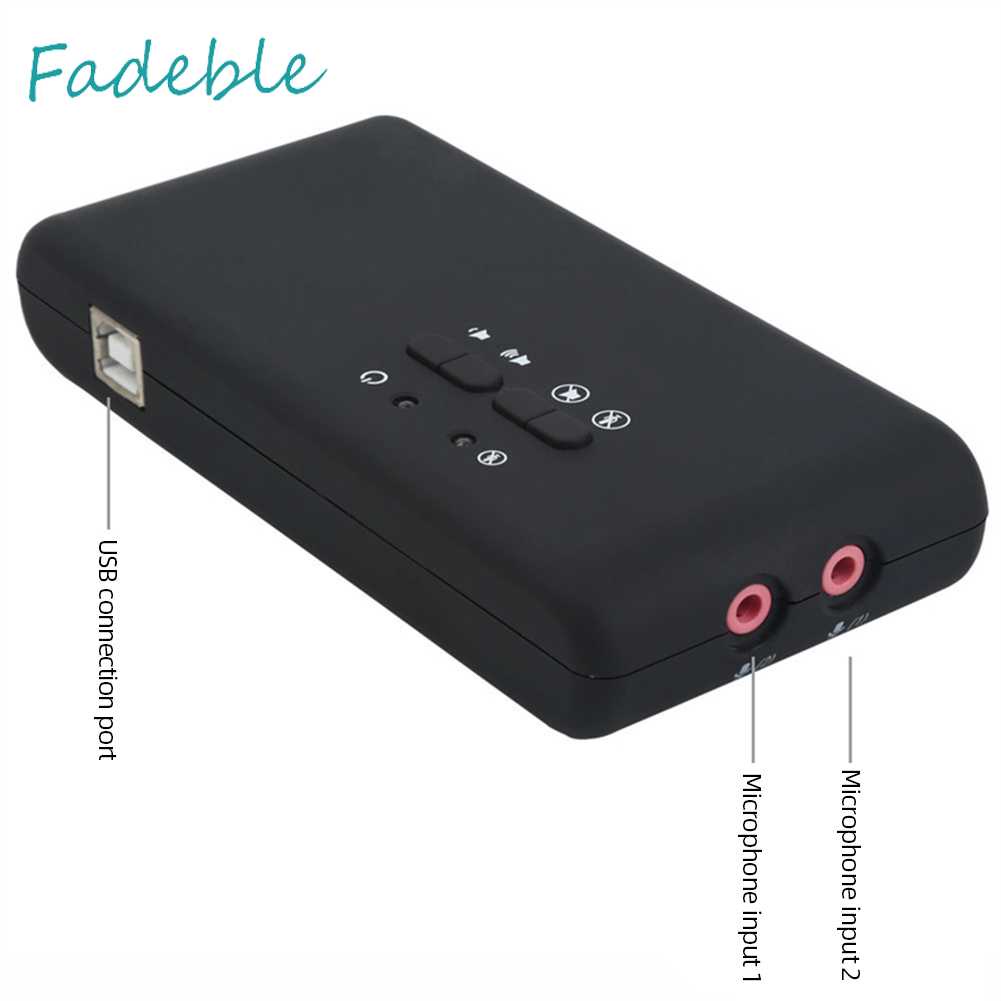 Thẻ Âm Thanh 7.1 8 Kênh DAC Usb 2.0 Chuyên Dụng Cho Loa Để Bàn