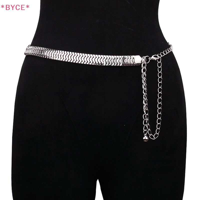 Thắt Lưng Dây Xích Màu Vàng Kim Sáng Tạo Đơn Giản Cho Nữ Mới