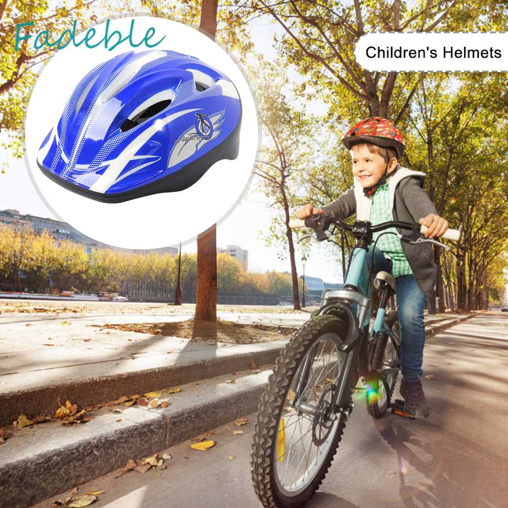 Mũ Bảo Hiểm Họa Tiết Hoạt Hình Chống Rơi Cho Trẻ Em