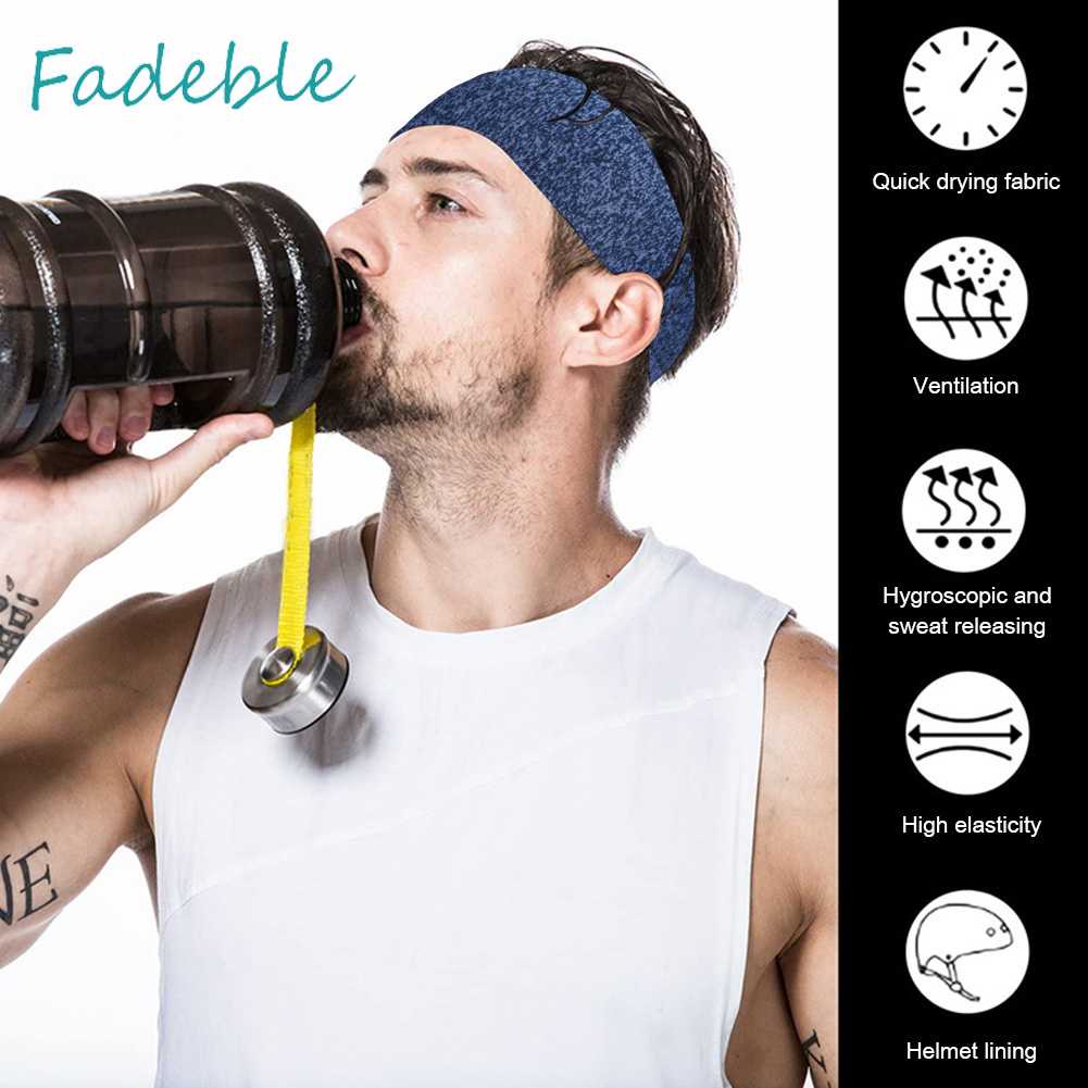 Băng Đô Thể Thao Co Giãn Thoáng Khí Thấm Hút Mồ Hôi Cho Nam Và Nữ