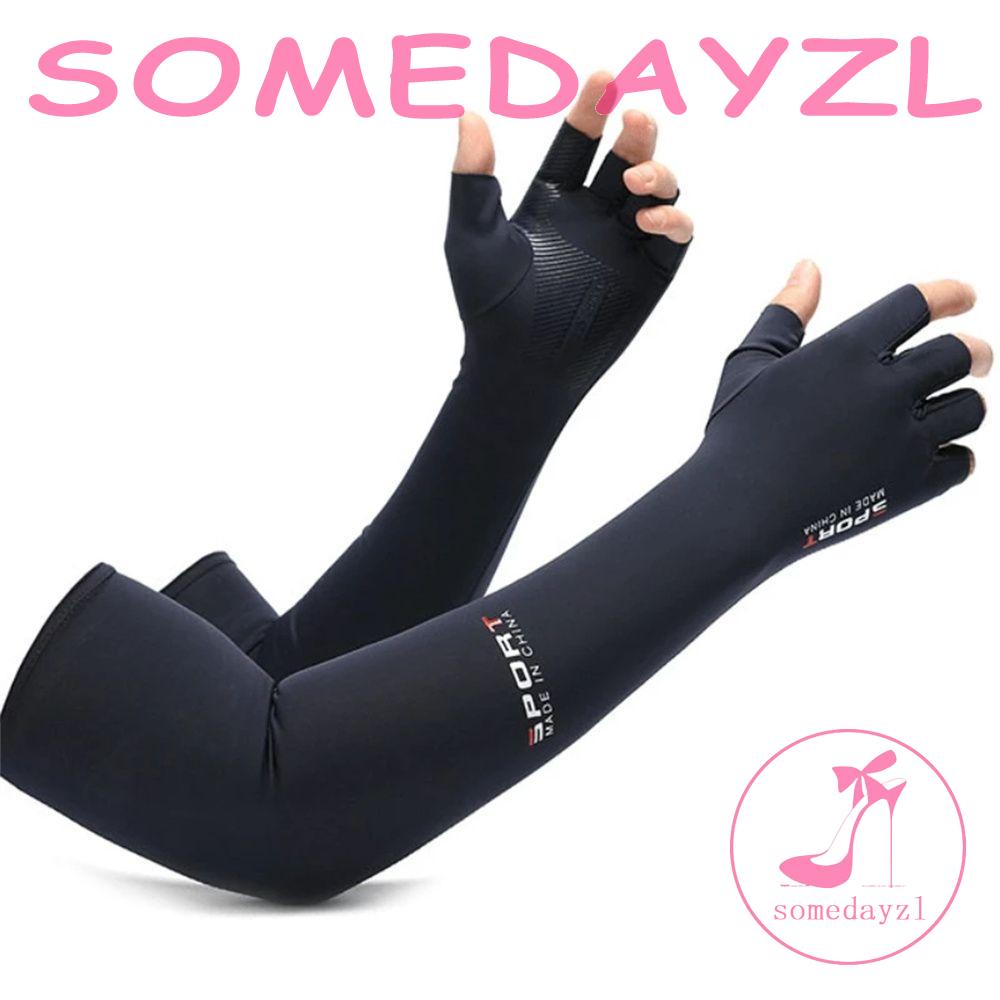 Vỏ Bọc Cánh Tay Chống Tia UV 5 Ngón Tiện Dụng Khi Đi Xe Đạp / Leo Núi / Câu Cá
