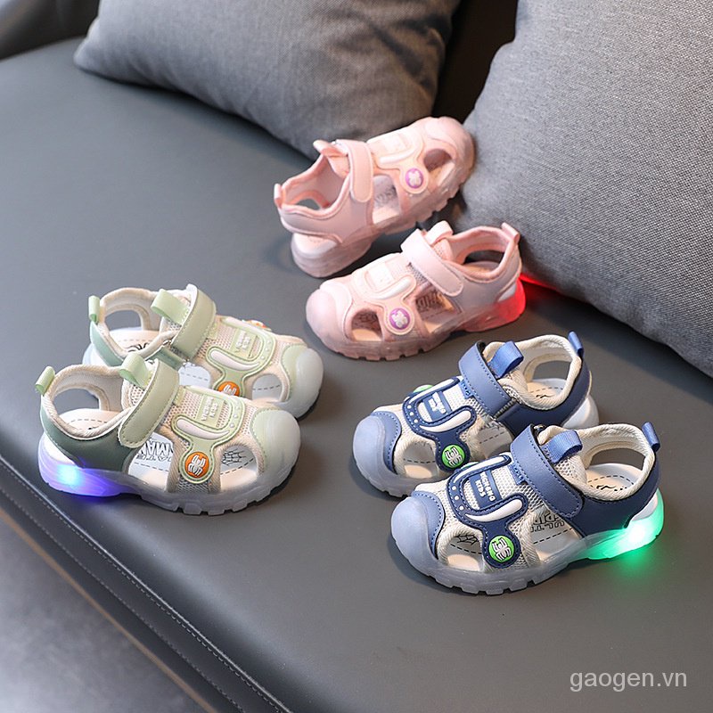 Giày Sandal Đế Mềm Chống Đá Dành Cho Bé Trai Gái 1-6 - 3 Tuổi