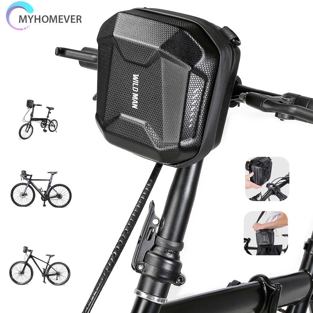 Túi Đeo Vai Họa Tiết Phản Quang Gắn Phía Trước Xe Đạp