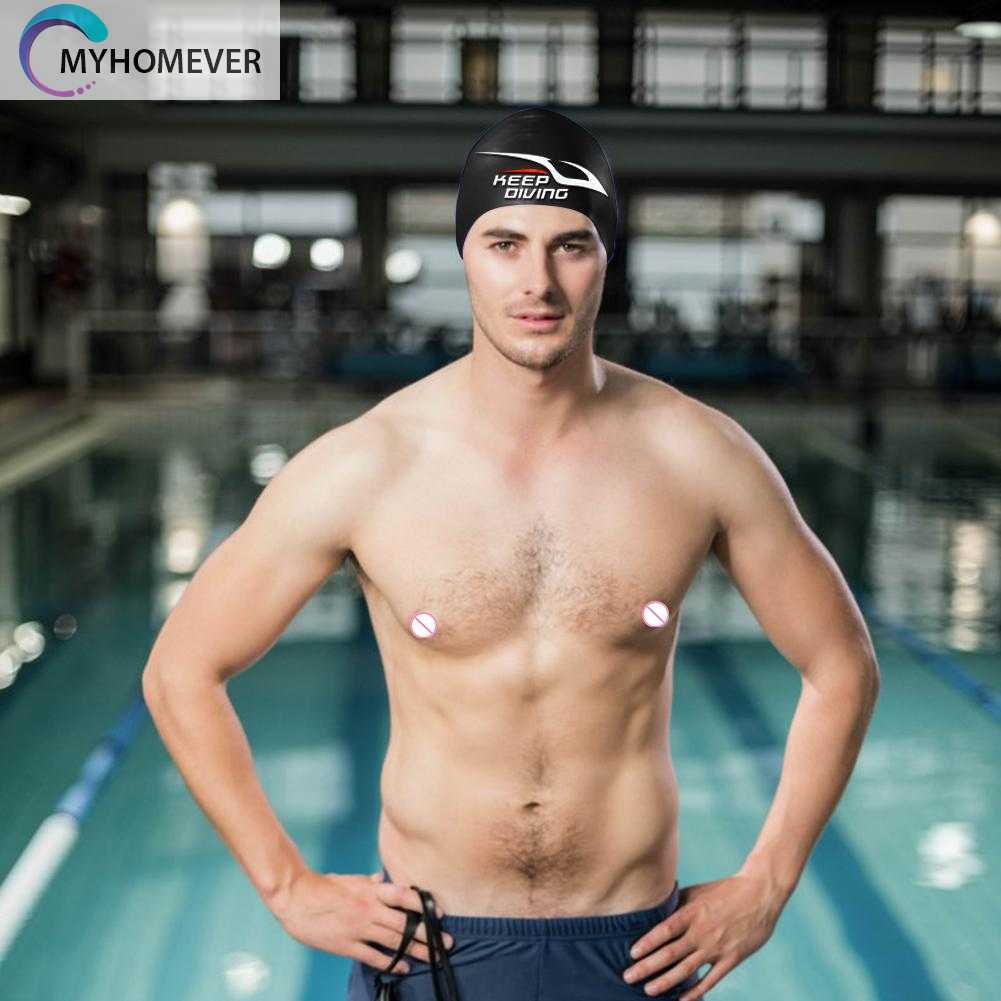 Mũ Bơi Silicone Chống Thấm Nước Cho Nam Và Nữ
