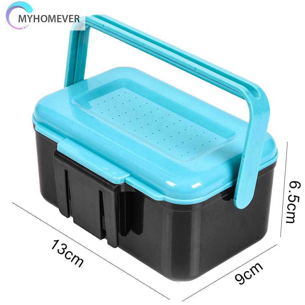 Hộp Đựng Mồi Câu Cá Bằng Nhựa ABS Thoáng Khí