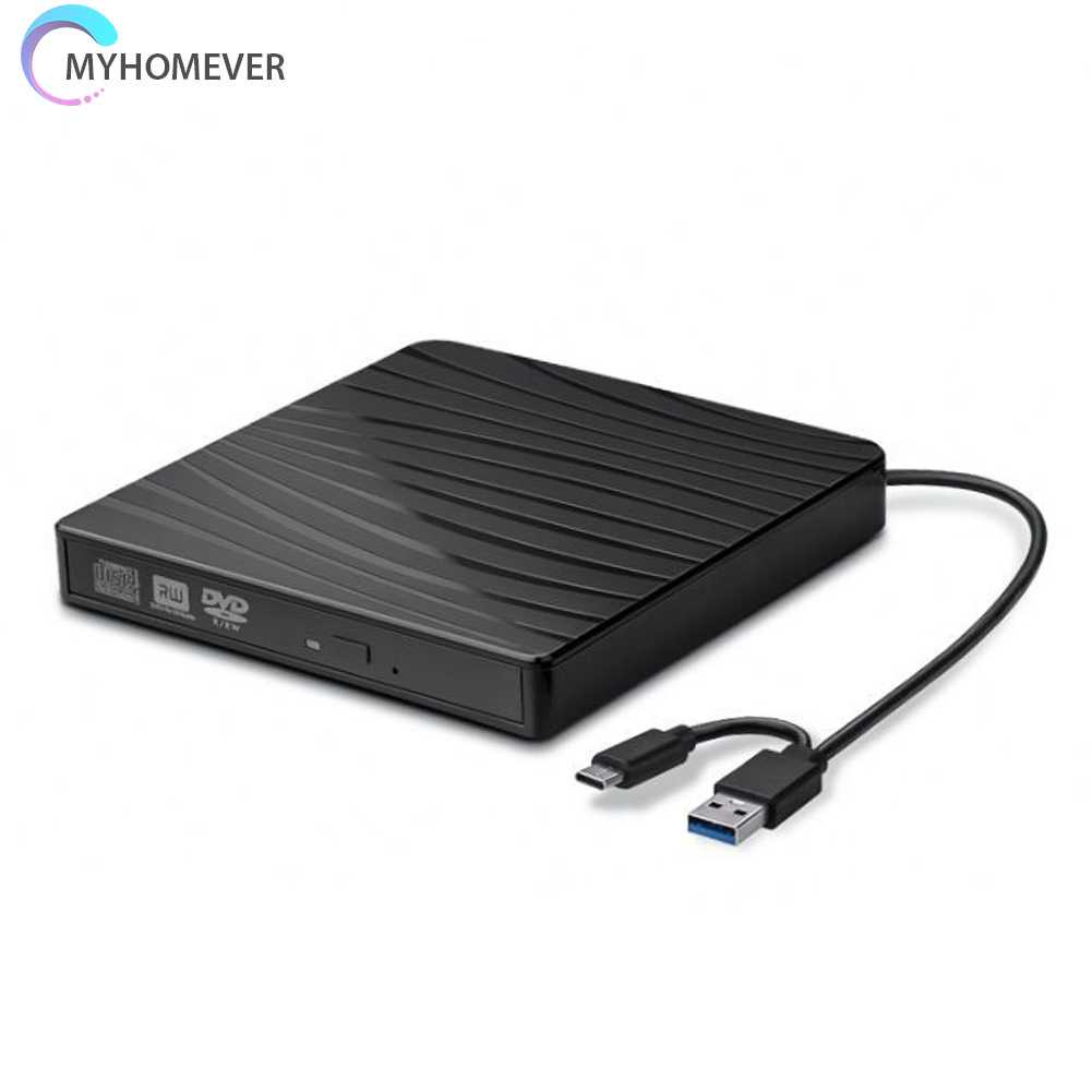 Ổ Đĩa Quang Ngoài USB 3.0 Type-C DVD Cho Laptop Notebook