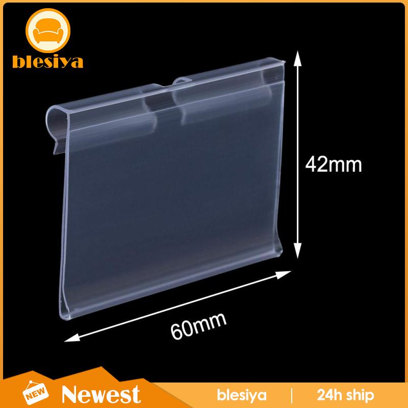 [Bresiya] Bộ 2 Giá Đỡ Nhãn Màu Trong Suốt Kích Thước 60x42mm