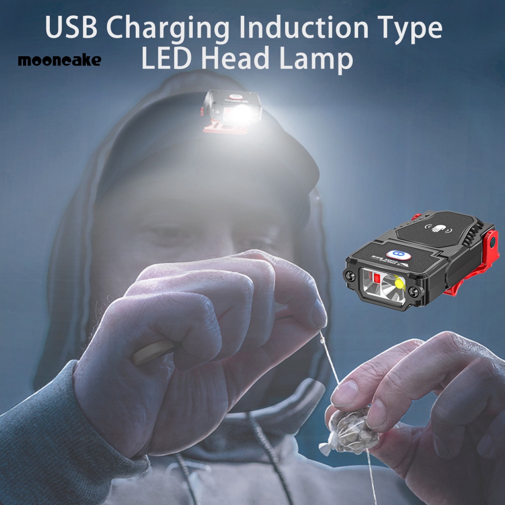 < Mooncake > Đèn LED Kẹp Nón Nhỏ Gọn Cảm Ứng Dễ Dàng Mang Theo Khi Đi Ra Ngoài