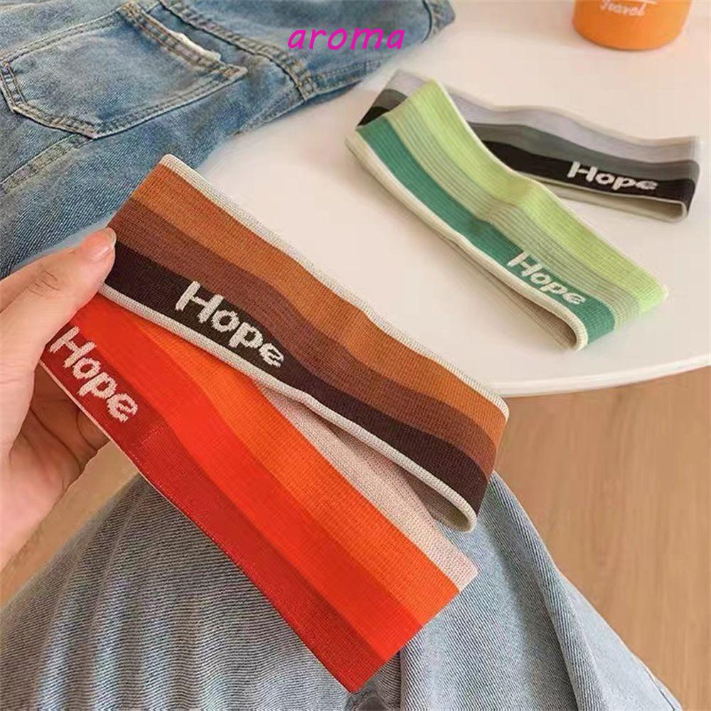 Băng Đô Dệt Kim Co Giãn In Chữ Phong Cách Thể Thao Thời Trang Cho Nam