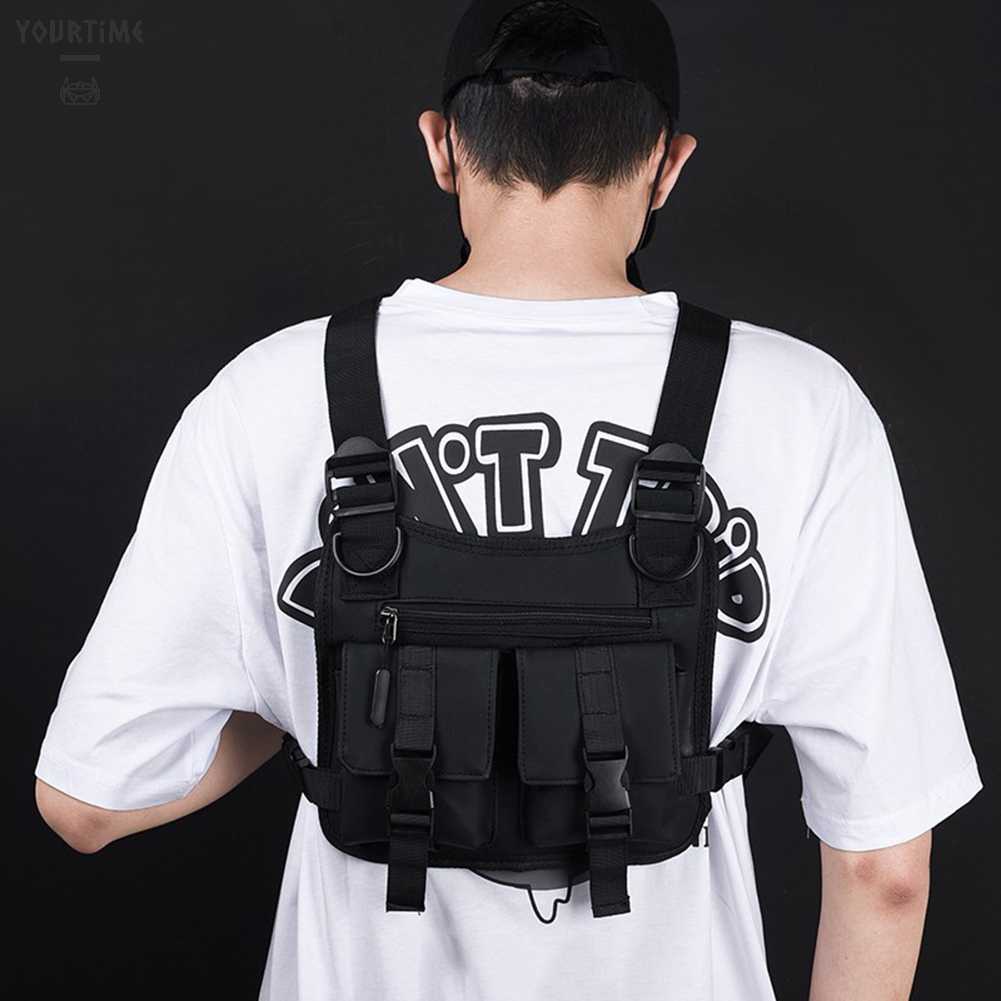 Túi Đeo Chéo Ngực Đa Năng Phong Cách Hip hop Cho Nam