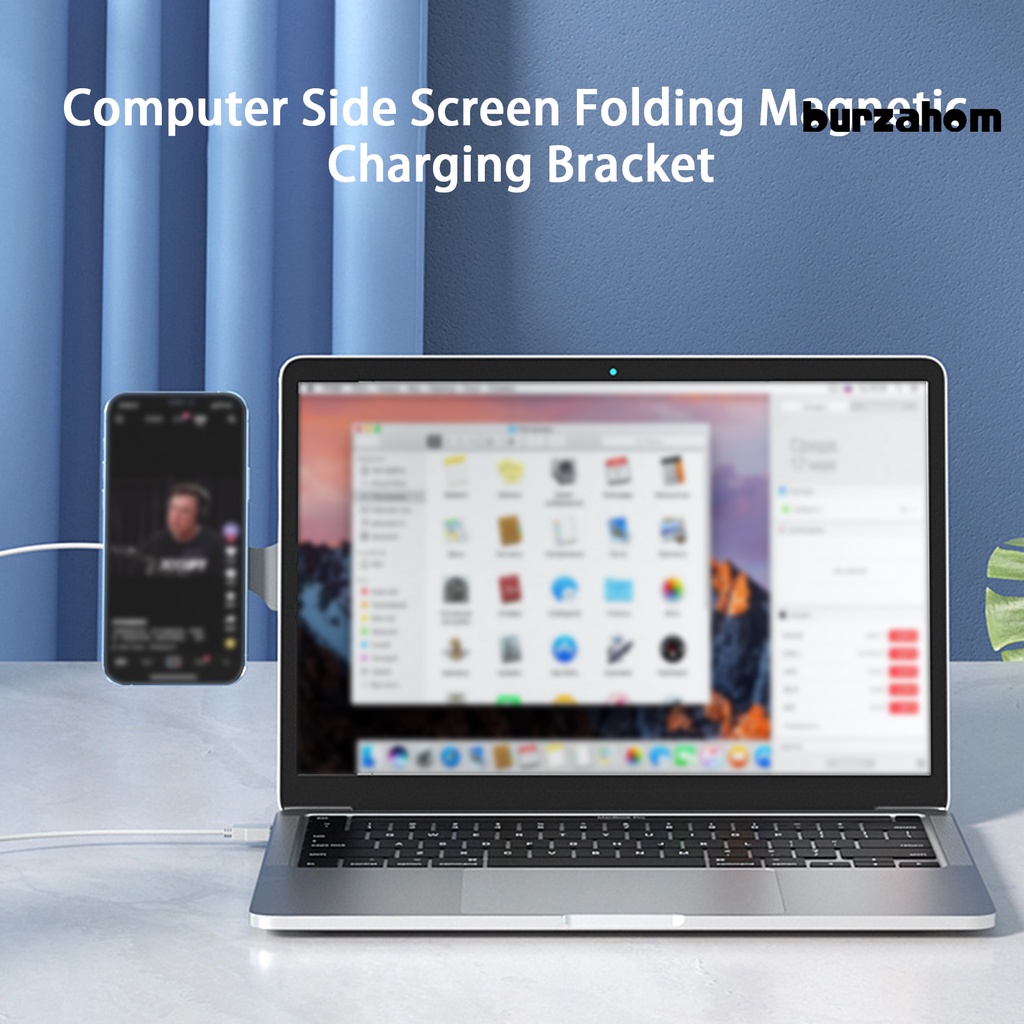 1 Bộ Giá Đỡ Sạc Không Dây Linh Hoạt Có Thể Gập Lại Sạc Nhanh Cho Điện Thoại / Máy Tính