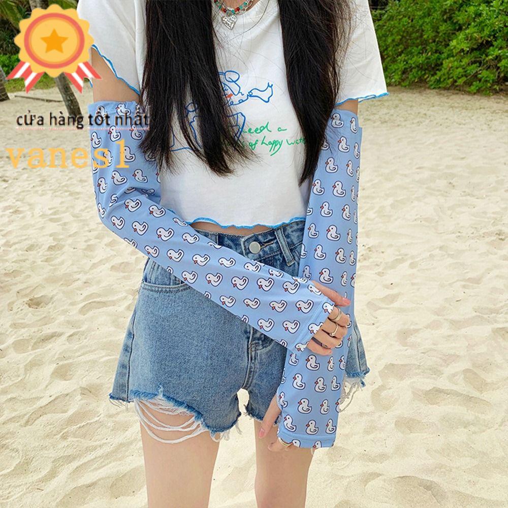 Găng Tay Lái Xe VANES1 In Họa Tiết Hoạt Hình Dễ Thương Cho Bé Gái