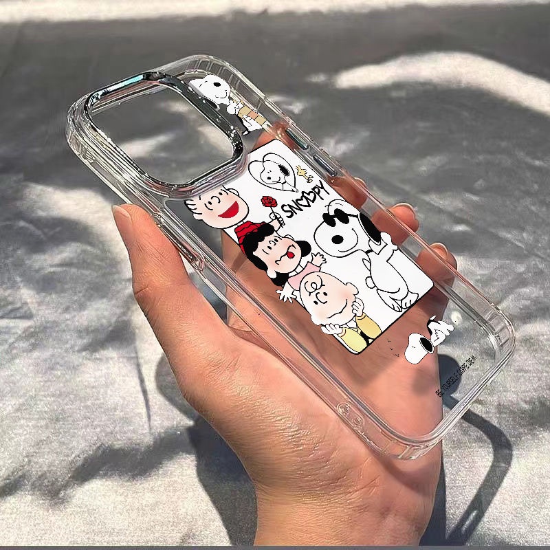 ✅Ốp Điện Thoại Dẻo Họa Tiết Hoạt Hình Snoopy Dễ Thương Chống Sốc Cho Iphone12 / 14pro 11 8 713