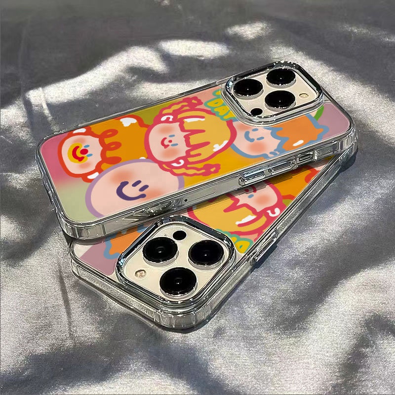 ✅Ốp Điện Thoại Mềm Chống Sốc In Họa Tiết Graffiti Đơn Giản Cho Iphone 14 Pro 13 8 11 12 Max 7 Plus