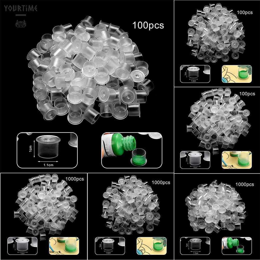 Giá Đỡ Cốc Mực Xăm Bằng Nhựa Trong Suốt Tiện Dụng