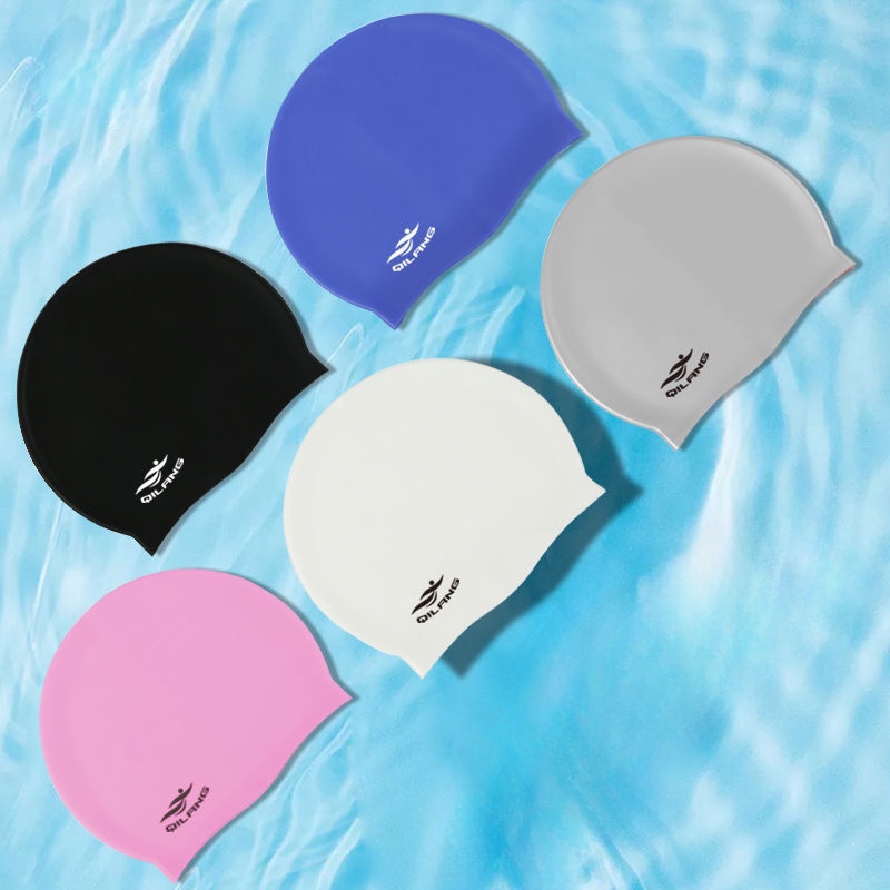 Mũ Bơi Silicon Co Giãn Tốt Chống Thấm Nước Thời Trang Cao Cấp Dành Cho Người Lớn