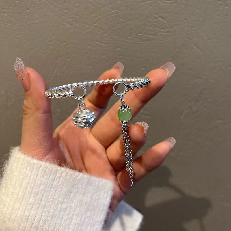Vòng Tay Hợp Kim Đính Đá Zircon Trái Tim Thời Trang Cho Nữ