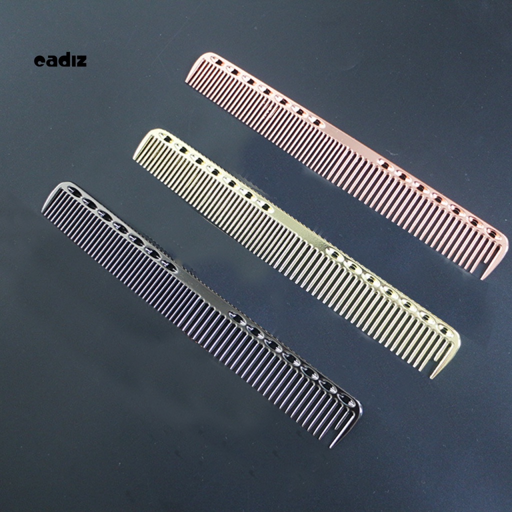 Lược Chải Tóc Bằng Nhôm Chống Tĩnh Điện Màu Sắc Đơn Giản