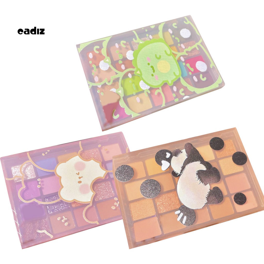 Bảng Phấn Mắt 20 Màu Lì Và Ánh Nhũ Kết Hợp Trang Điểm Kháng Nước Và Chống Mồ Hôi Lâu Trôi