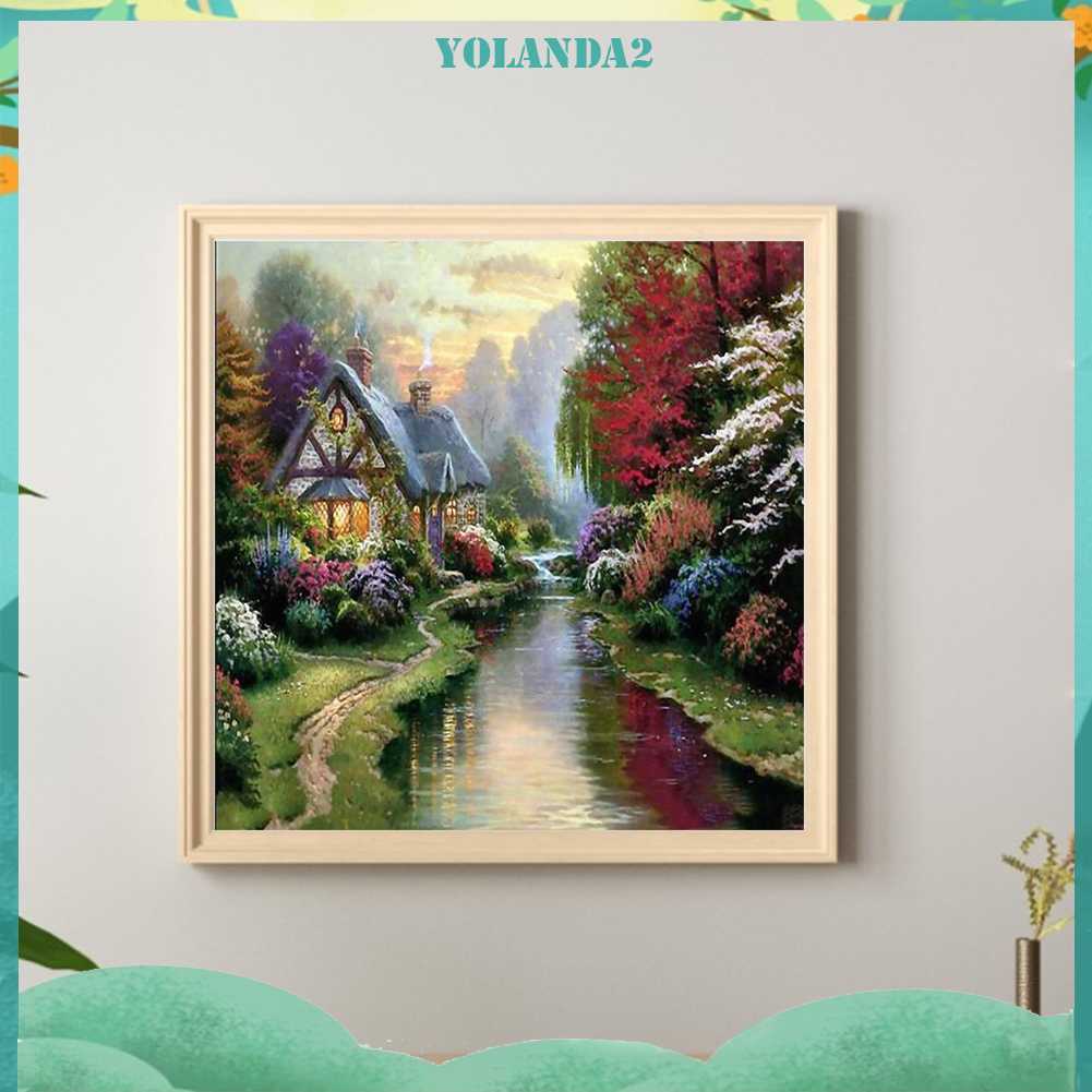 Tranh Đính Đá Kim Cương Toàn Bộ 5D DIY Hình Vẽ Nghệ Thuật Trang Trí Nhà Cửa