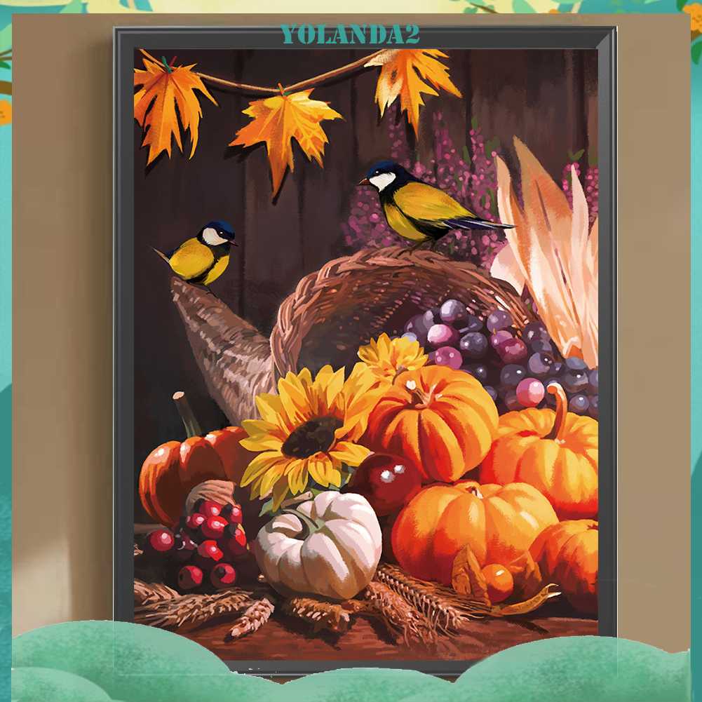 Tranh Đính Đá Kim Cương Toàn Bộ 5D DIY Hình Vẽ Hoa Trang Trí Nhà Cửa