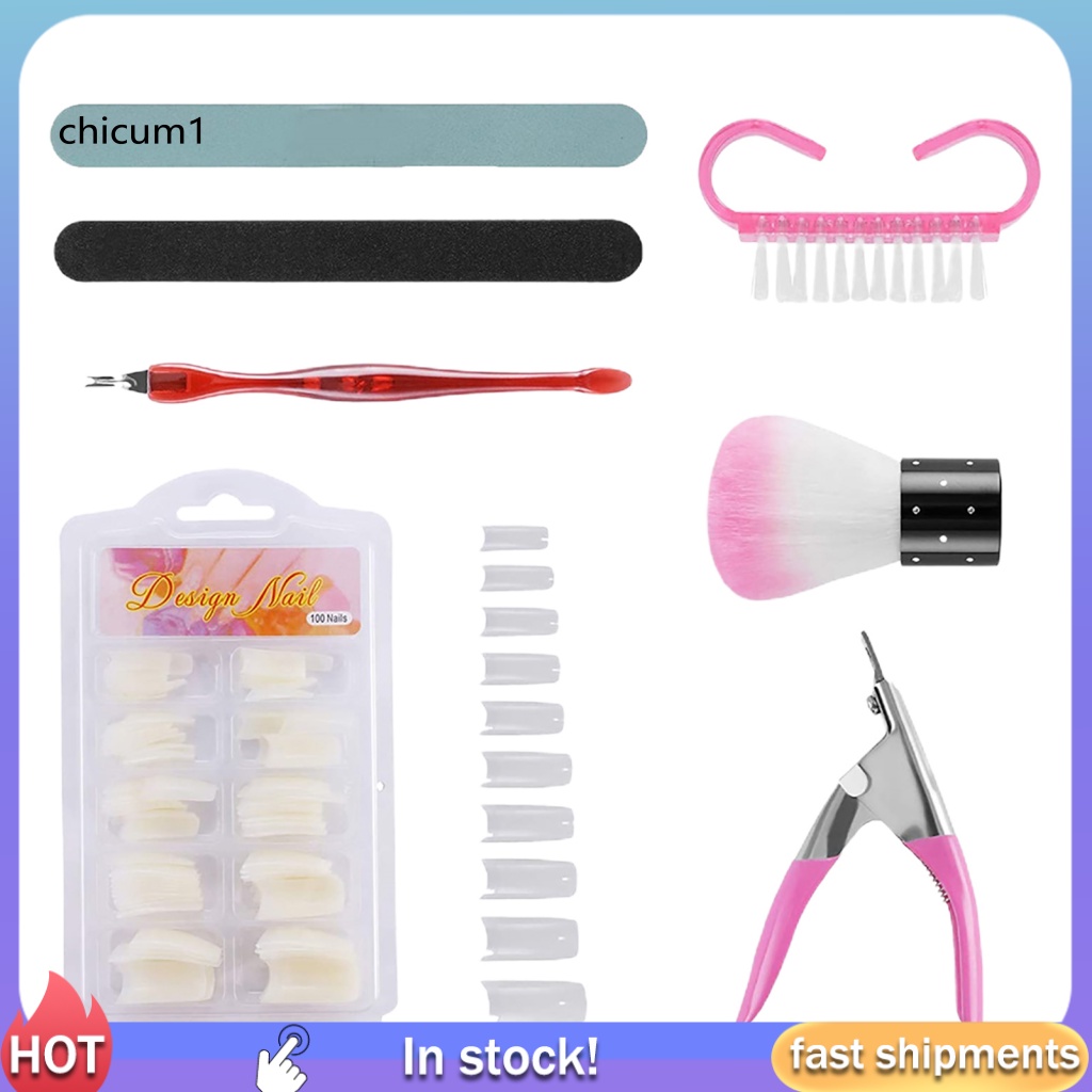 Set 100 Phụ Kiện Hỗ Trợ Trang Trí Móng Tay Nghệ Thuật