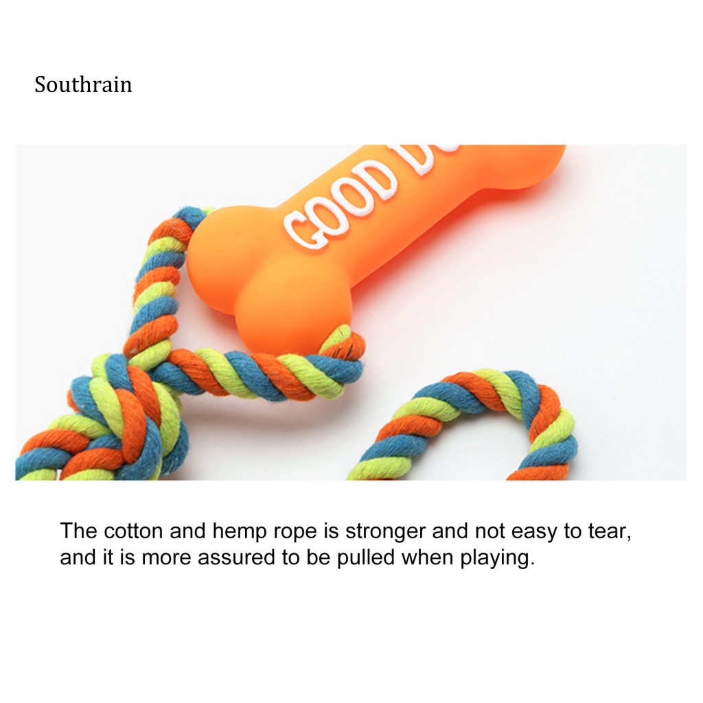 Đồ Chơi Gặm Hình Khúc Xương Gọn Nhẹ Chống Cắn An Toàn Cho Thú Cưng