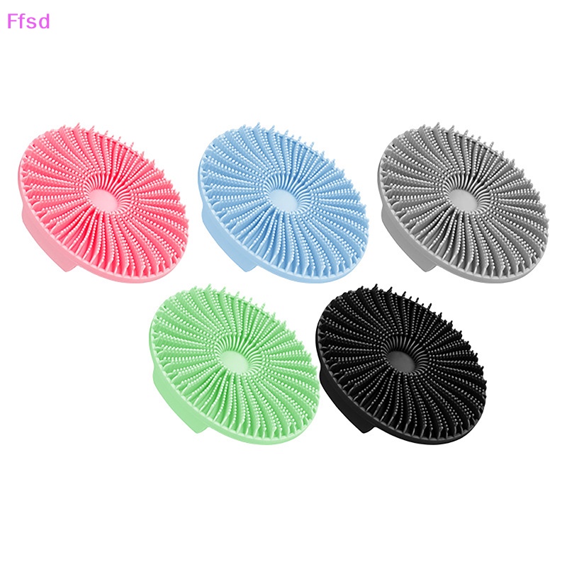 Bàn Chải Tắm Chà Lưng Bằng Silicone Gắn Tường Nhỏ Gọn