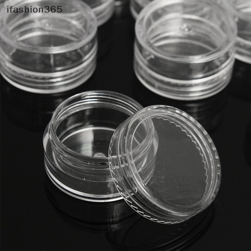 50 Hũ Trong Suốt Mini Đựng Mỹ Phẩm Làm Móng Tiện Dụng ifashion365