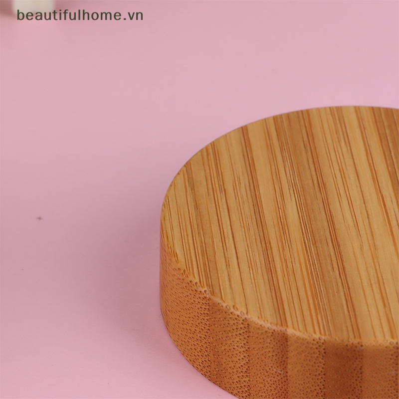 1 Hộp Rỗng Có Nắp Bằng Tre PP Chất Lượng Cao