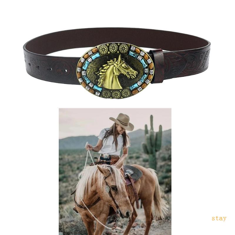 Thắt Lưng Đầu Ngựa Sang Trọng Có Thể Điều Chỉnh Dành Cho Thanh Thiếu Niên