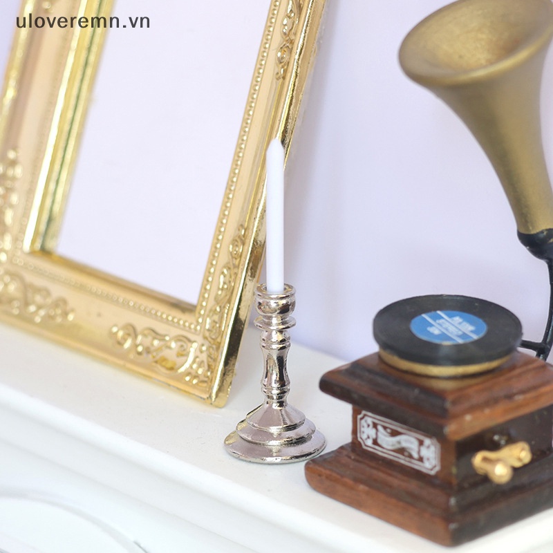 1 Cặp Giá Đỡ Mô Hình Candelabra Trang Trí Nhà Búp Bê 1: 12