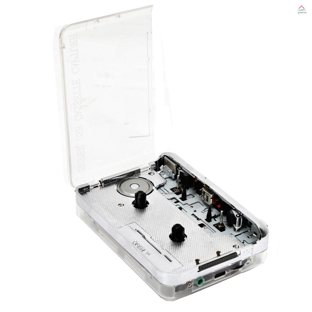 Máy Nghe Nhạc Băng Cassette TON010 Sang MP3 MP3 Kèm Bộ Chuyển Đổi Âm Thanh AUX Đầu Vào 3.5mm Nhỏ Gọn Tương Thích Với PC Laptop