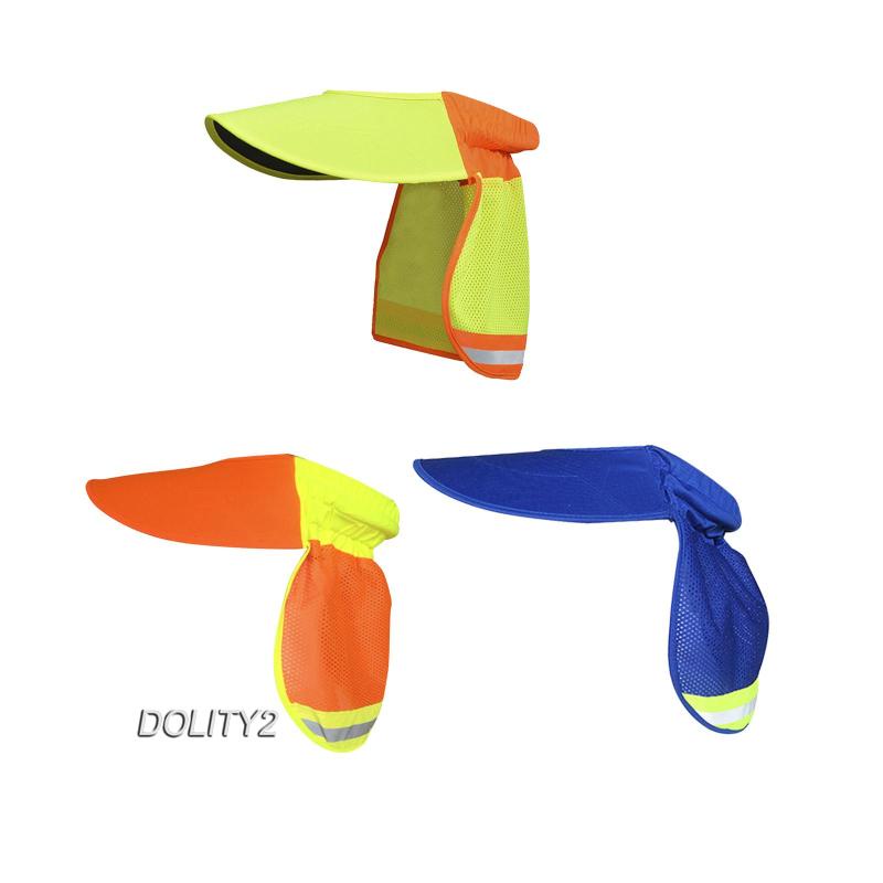 [Dolity2] Mũ Cứng Rộng Vành Chống Nắng Thoáng Khí Với Dải Phản Quang