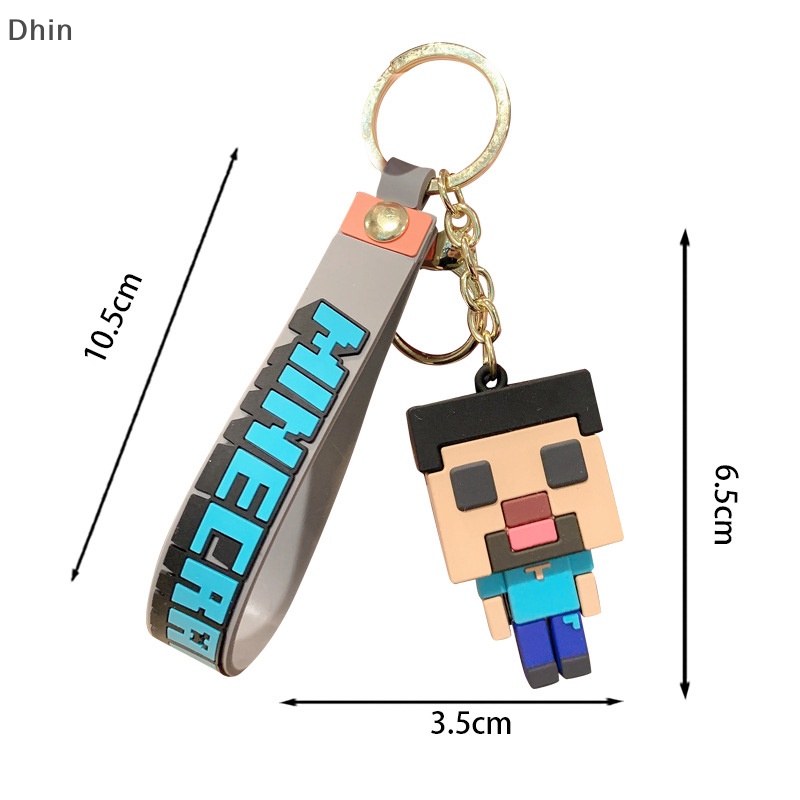 Móc Khóa Khối Xây Dựng 3D Bằng Silicone Cho Nam