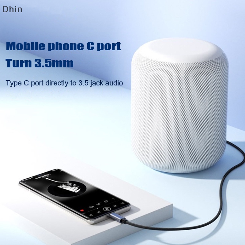 Cáp Chuyển Đổi Type C Sang 3.5mm Aux Chuyên Dụng Cho Loa Xe Hơi