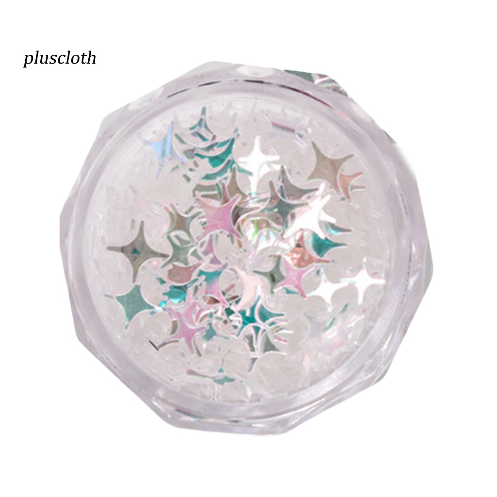 1 Hộp Hạt Kim Sa Hình Bướm Trái Tim Trang Trí Móng Tay Nghệ Thuật Sáng Tạo 6 Kiểu Màu Sắc Sống Động